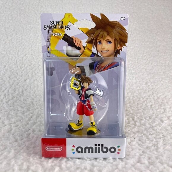 Sora Amiibo Super Smash Bros Series Kingdom Hearts Nintendo Switch NEW - Picture 1 of 8